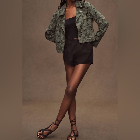 Anthropologie Dolan Lace Moto Jacket, Size M - Picture 3 of 13